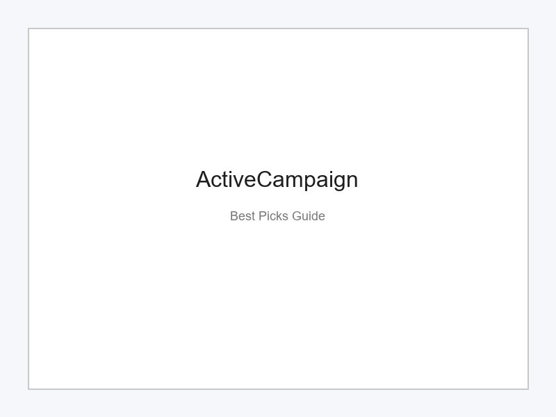 ActiveCampaign CRM and email automation platform