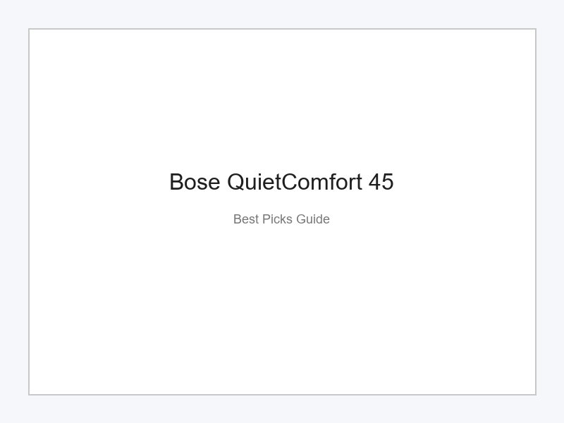 Bose QuietComfort 45 Over-Ear Kopfhörer in Weiß
