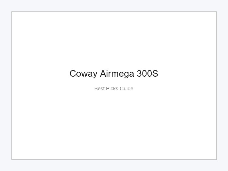Coway Airmega 300S Luftreiniger mit Dual-Filter