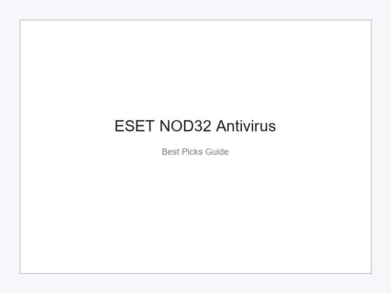 ESET NOD32 antivirus logo