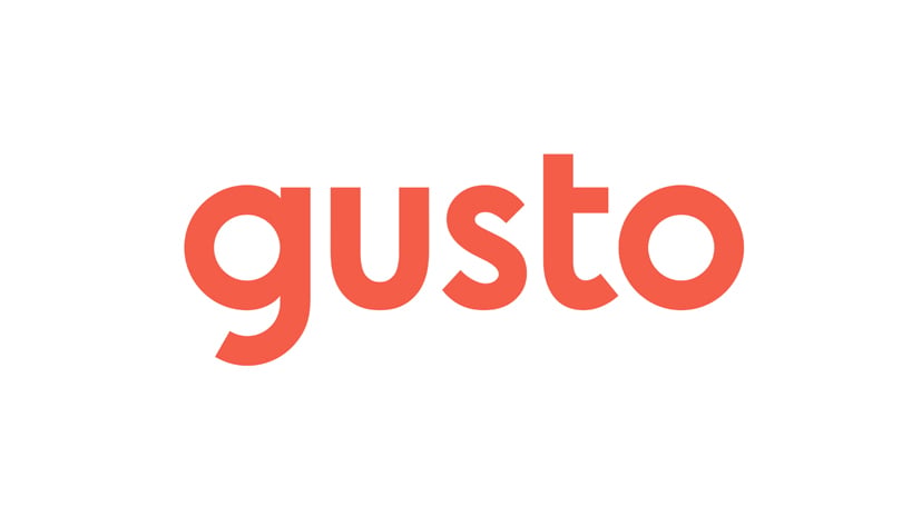 Gusto payroll software logo