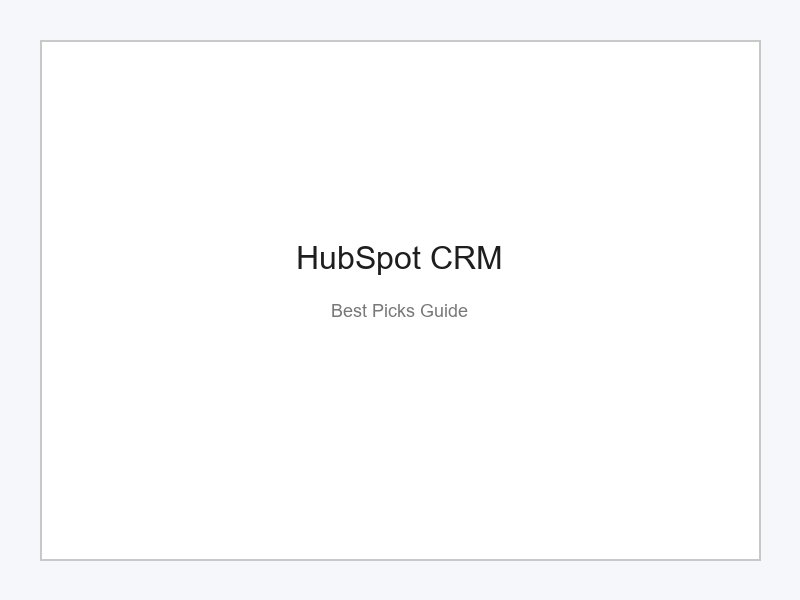 HubSpot CRM free dashboard showing deal pipeline