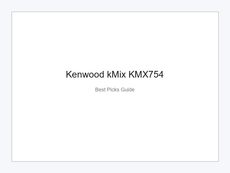 Kenwood kMix Küchenmaschine in Schwarz