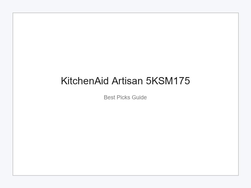 KitchenAid Artisan 5KSM175 Küchenmaschine in Rot
