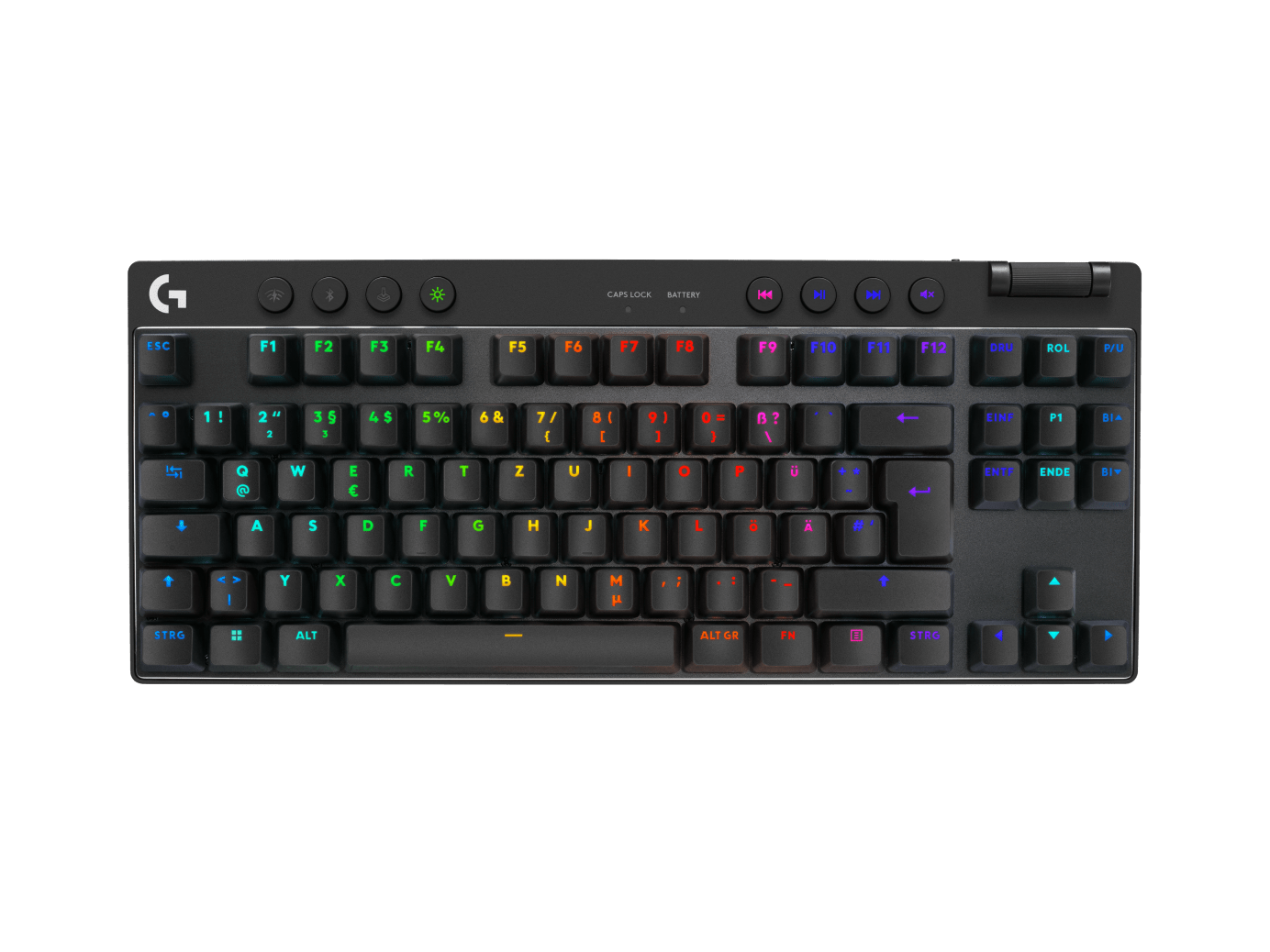Logitech G Pro X TKL Gaming-Tastatur in Schwarz