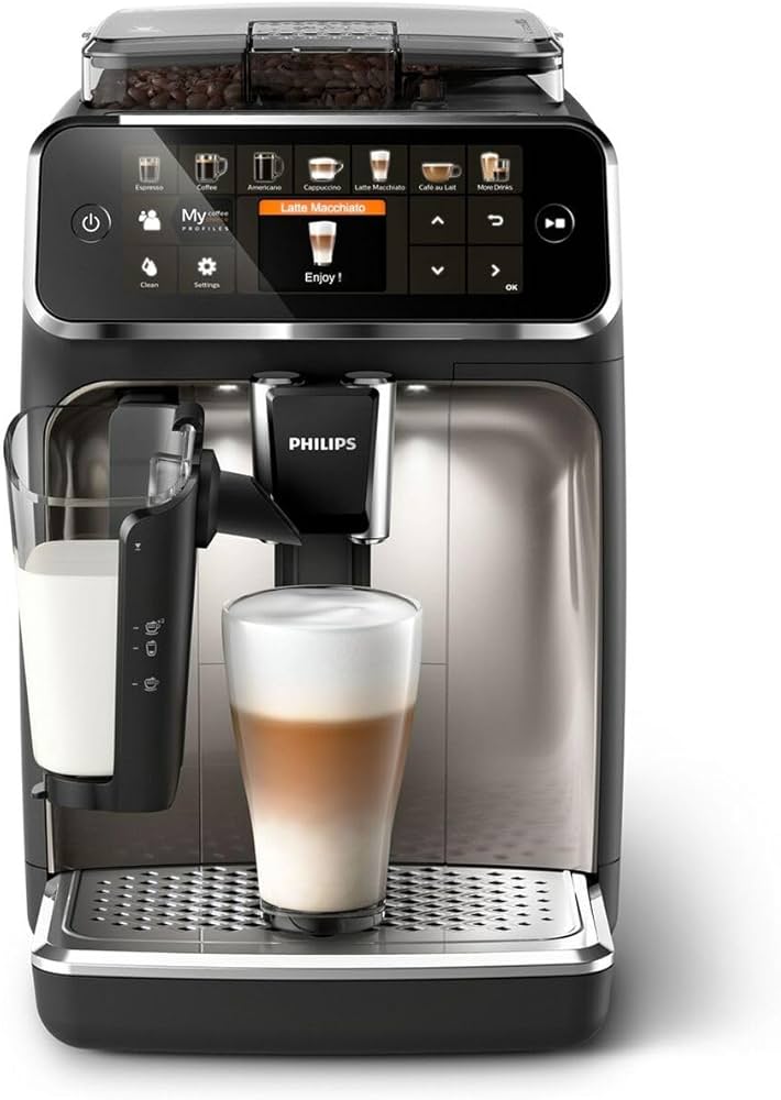 Philips 5400 Series EP5447 Kaffeevollautomat in Mattschwarz