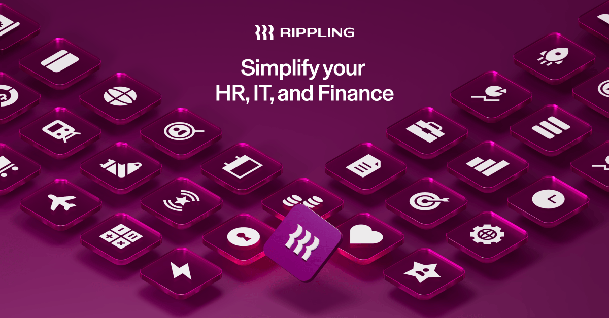 Rippling workforce management platform combining HR, IT, and payroll