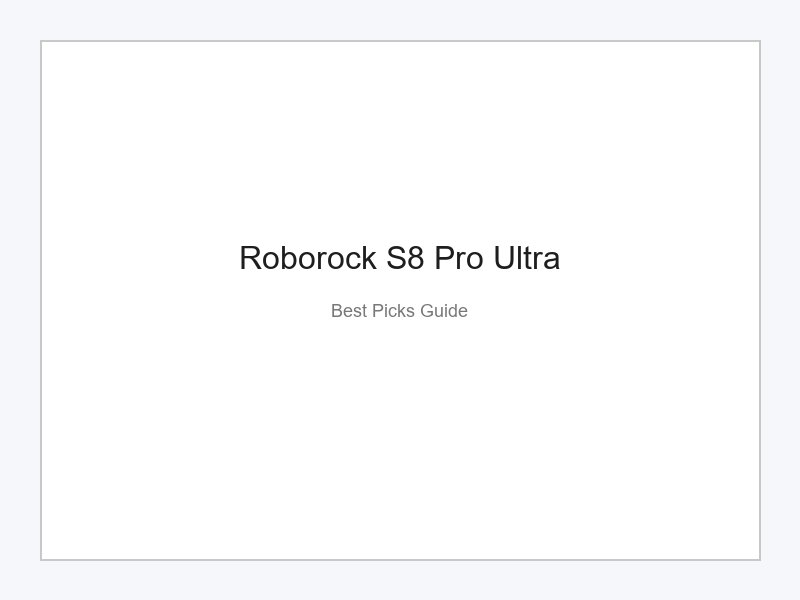 Roborock S8 Pro Ultra Saug- und Wischroboter mit Basisstation