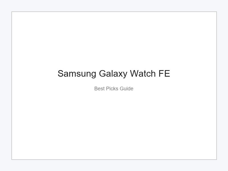 Samsung Galaxy Watch FE Smartwatch in Schwarz