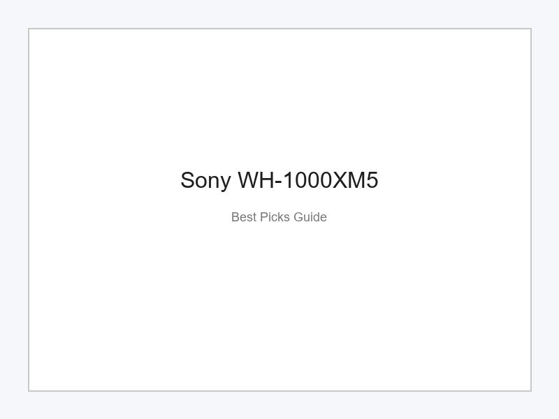 Sony WH-1000XM5 Over-Ear Noise-Cancelling Kopfhörer in Schwarz